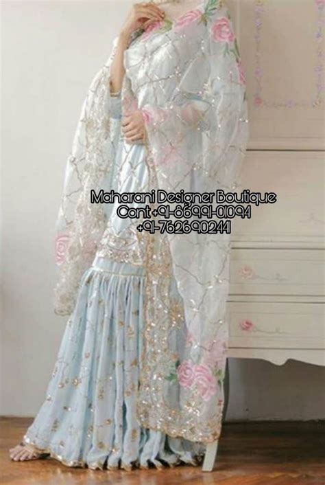 Sharara Suit Online Shopping India Maharani Designer Boutique