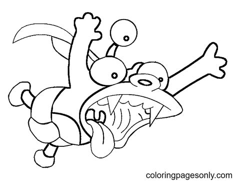 Hermes Conrad Futurama Coloring Pages Futurama Coloring Pages