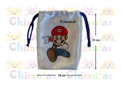 20 Dulcero Aguinaldo Mario Bros Morral Recuerdo Mesa Dulces En Venta En