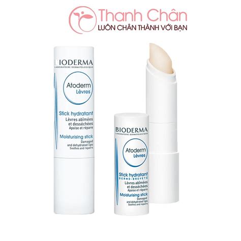 Son dưỡng môi Bioderma Atoderm Stick Levres 4g giảm khô nứt nẻ Thanh