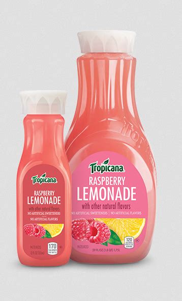 Raspberries Tropicana Premium Drinks Raspberry Lemonade Packaging Type