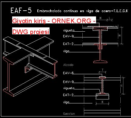 Proje Sitesi Giyotin Kiri Autocad Projesi