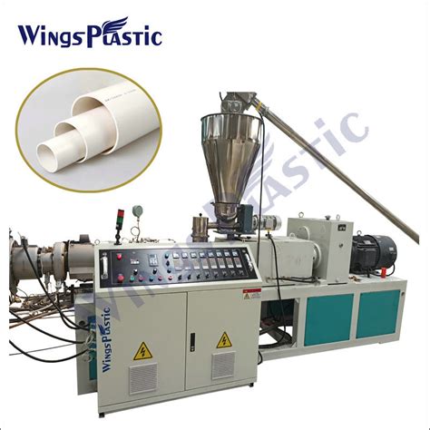 Sjsz Conical Twin Screw Extrusion Mm Pvc Pipe Making