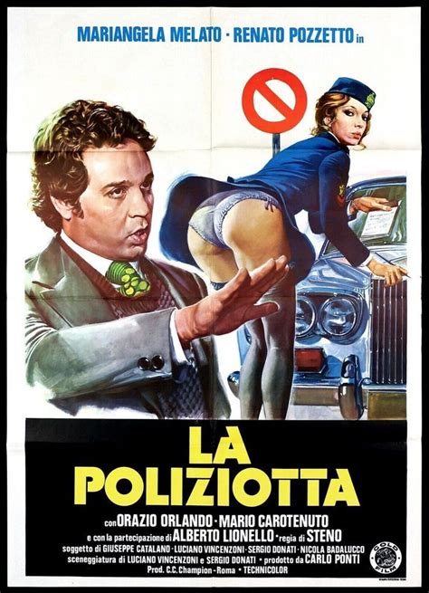 THE POLICE WOMAN Italian Movie Poster 1974 La Poliziotta