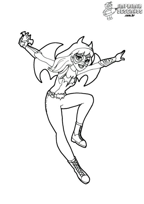 Batgirl Para Colorir Imprimir Desenhos