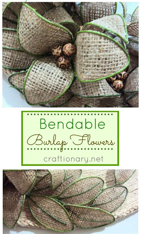 burlap-flowers-diy - Craftionary