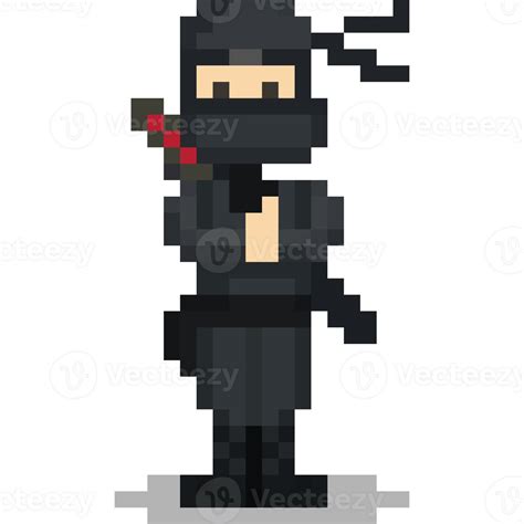 Pixel Art Cartoon Ninja Character 27191006 Png