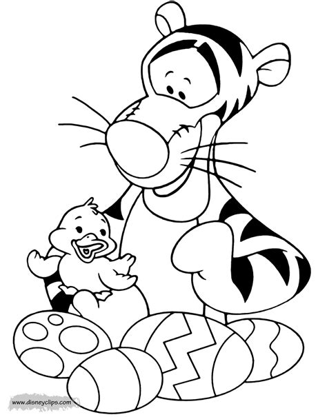 Printable Disney Easter Coloring Pages (4) | Disneyclips.com