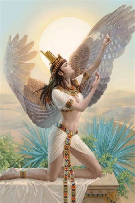 Egyptian Mythology Mythology Art Egyptian Goddess Art Egyptian Isis