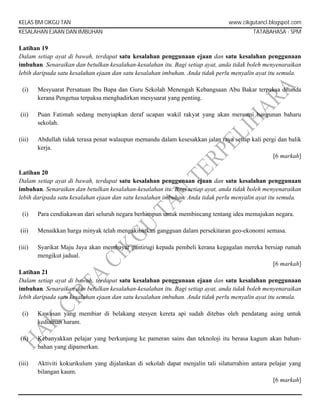 Soalan Ramalan Spm 2012 Kesalahan Ejaan Imbuhan PDF