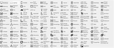 VMware Visio OmniGraffle模板和图标 VMware Stencils for Visio and OmniGraffle