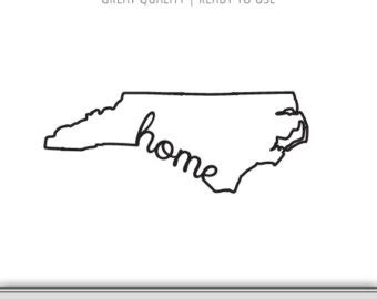 North Carolina Outline Vector At Vectorified Collection Of North