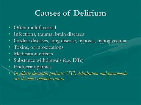 What Causes Delirium In Alzheimer's Patients - Visit Link