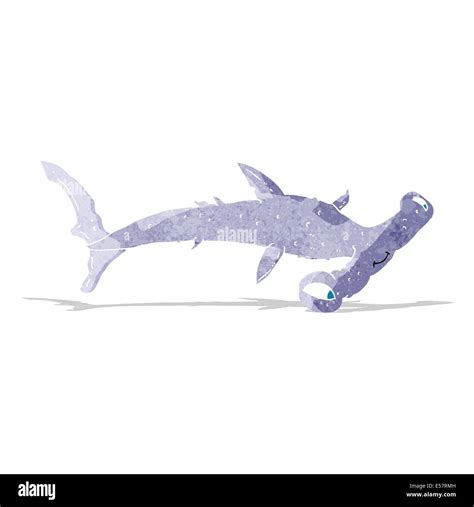 Cartoon Hammerhead Shark Stock Vector Image Art Alamy