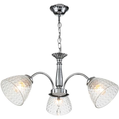 Подвесная люстра 658 3PL E27 40W Escada Freesia Chrome купить выгодно в