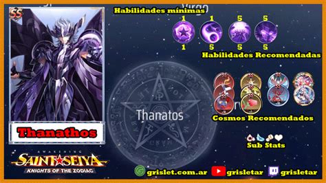 Thanathos Guia Saint Seiya en español