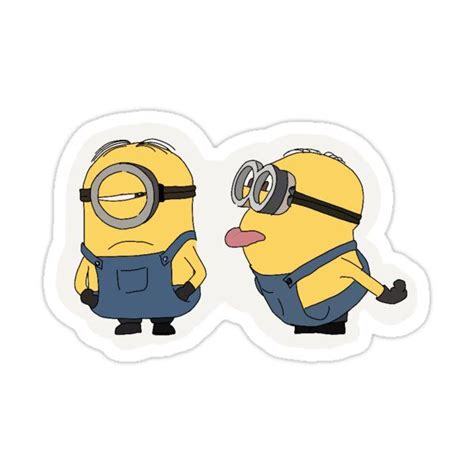 minions sticker  cheesncrackers minion stickers cute laptop