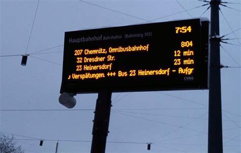 Achtung Linien und Fahrplanänderungen bei CVAG Sachsen Fernsehen