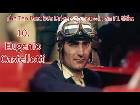 The Ten Best S Drivers To Not Win The F Title Eugenio