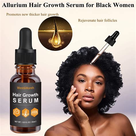 Allurium Beauty Hair Growth Serum Black Women Anti Hair Loss Nourish Hair Usa Ebay