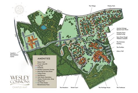 Campus Map Wesley Commons