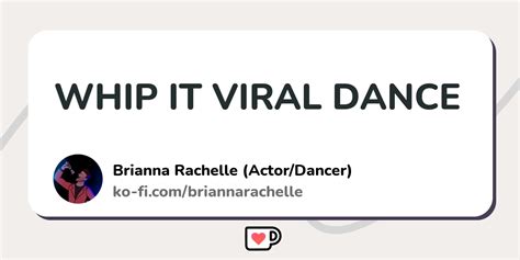 WHIP IT VIRAL DANCE - Ko-fi ️ Where creators get support from fans ...