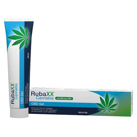 RubaXX Cannabis CBD Gel Kühlend mit ca 900 mg CBD mit Menthol