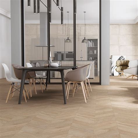 Kenridge Chevron Maple X Matte Porcelain Tile