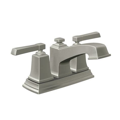 Shop Moen Boardwalk Spot Resist Brushed Nickel 2 Handle 4 In Centerset Watersense Bathroom