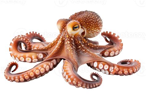 Octopus On A Transparent Background 46796375 Png