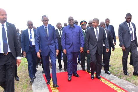 Rdc F Lix Tshisekedi Paul Kagame Et Variste Ndayishimiye Attendus