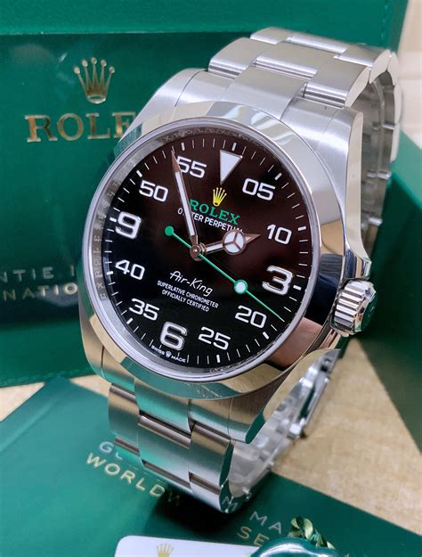 Rolex Air King 126900 40mm Black Dial