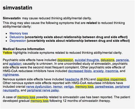 Side Effects Of Simvastatin Ways To Lower Cholesterol Cholesterol