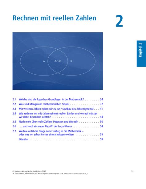 Rechnen Mit Reellen Zahlen