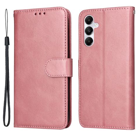 SKALO Samsung A05s 4G PU Läder Plånboksfodral Fler färger Rosa Pink