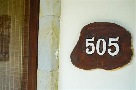 premium photo house number     wooden crafts