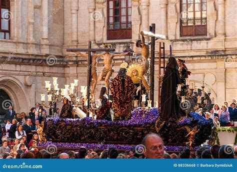 La Semana Santa Procession In Spain Andalucia Editorial Stock Photo