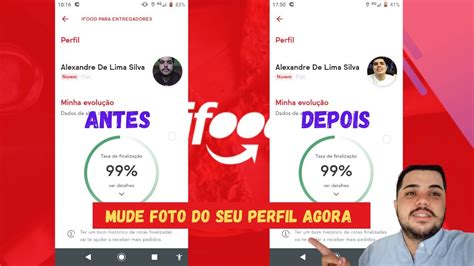 Como trocar a foto de perfil do ifood entregador rápido e fácil