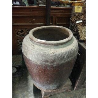 Jual Pot Guci Gentong Bejana Tanah Liat Kuno Antik Shopee Indonesia