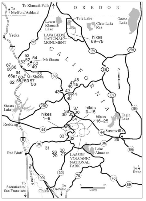 Mount Lassen Map