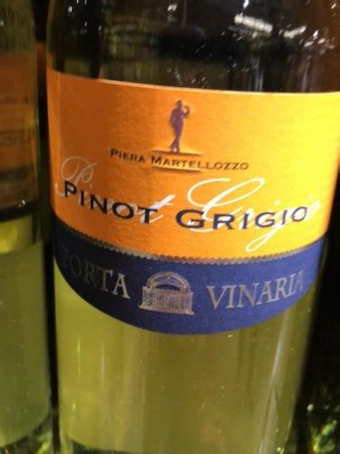 Piera Martellozzo Porta Vinaria Pinot Grigio Vivino Australia