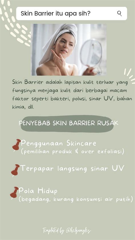 Ketahui Apa Itu Skin Barrier Kimia Perawatan Kulit Tubuh Sehat