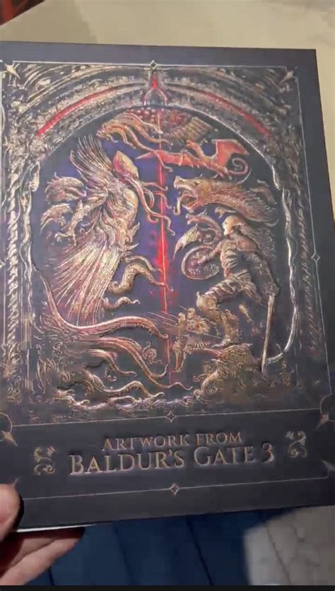 Cover Of The Art Book From The Collectors Edition R Baldursgate