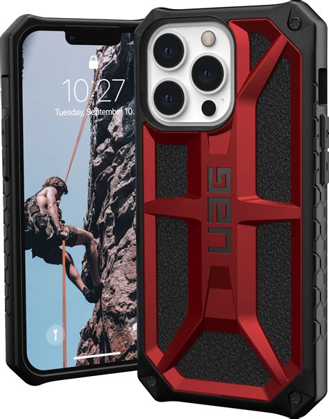 Best Buy Uag Monarch Series Case For Iphone Pro Crimson