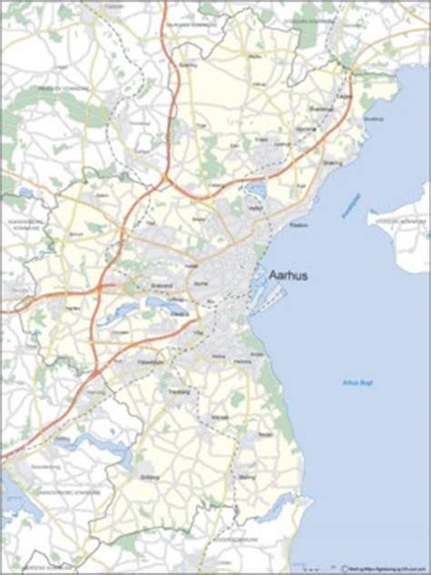 Aarhus Map | Denmark | Detailed Maps of Aarhus