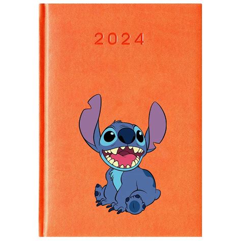 Kalendarz PLANER A5 2024 ORANGE LILO I STICH 01 ERLI Pl