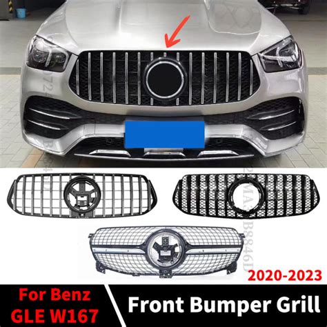 GT GTR Diamond Front Hood Mesh Inlet Grille Bumper Grill Body Kit For