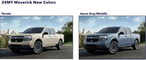 2024 Ford Maverick Colors - linea pamelina