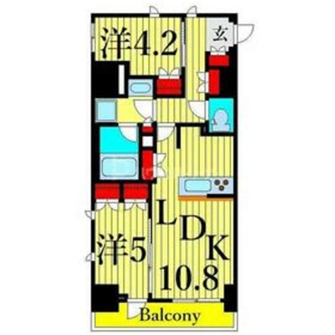 ラグゼナ田端北 東京都荒川区西尾久2丁目 162万円／2ldk 洋室5．0帖 洋室4．2帖 Ldk10．8帖／5025㎡｜賃貸物件