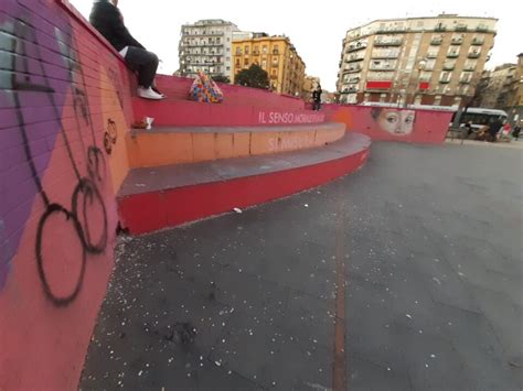 Napoli Sfregiato Il Murale Realizzato A Piazza Nazionale Dedicato Alla